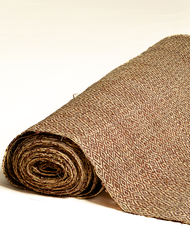 Diamond Raffia Weave Brown | Maison Douineau