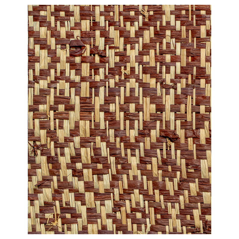 Diamond Raffia Weave Brown | Maison Douineau