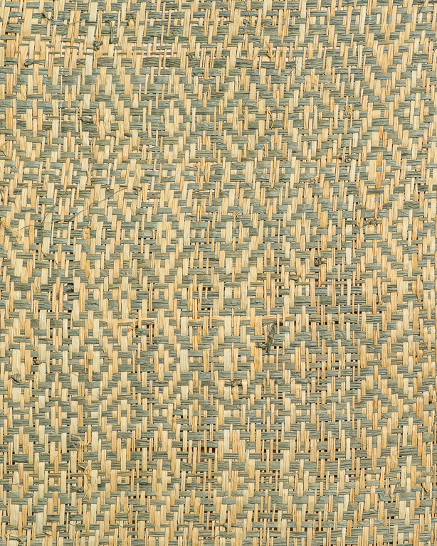 Tissage Raphia Losange Gris | Maison Douineau