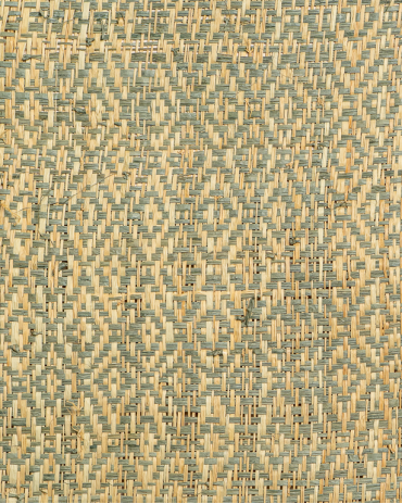 Diamond Raffia Weave Grey | Maison Douineau