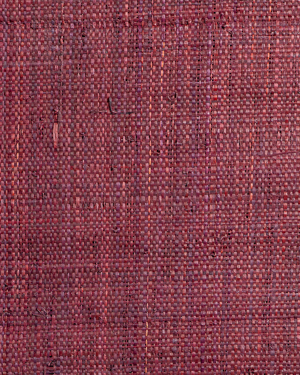 Tissage Raphia Maille Serrée Acajou | Maison Douineau