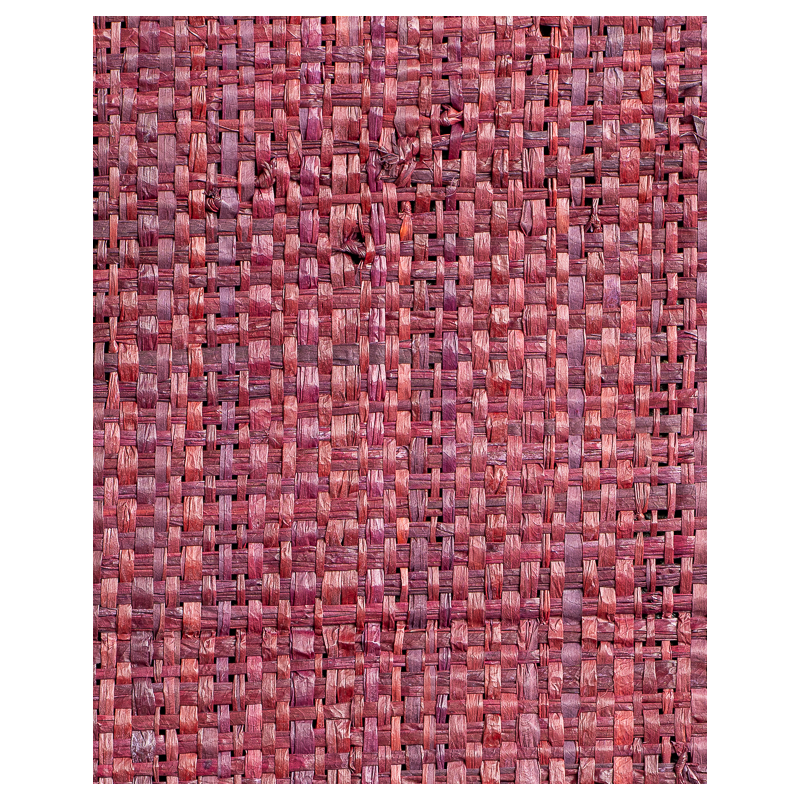 Tight-Mesh Raffia Weave Mahogany | Maison Douineau