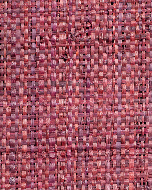 Tissage Raphia Maille Serrée Acajou | Maison Douineau