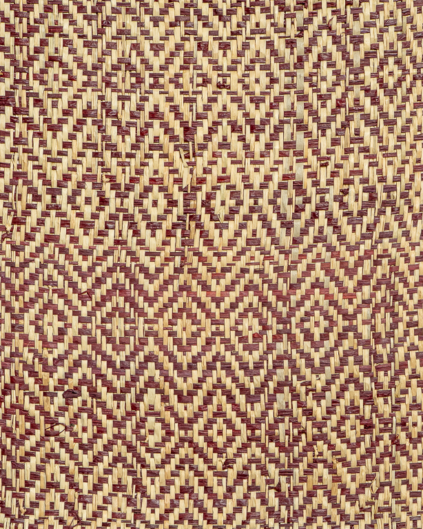 Tissage Raphia Losange Bordeaux | Maison Douineau
