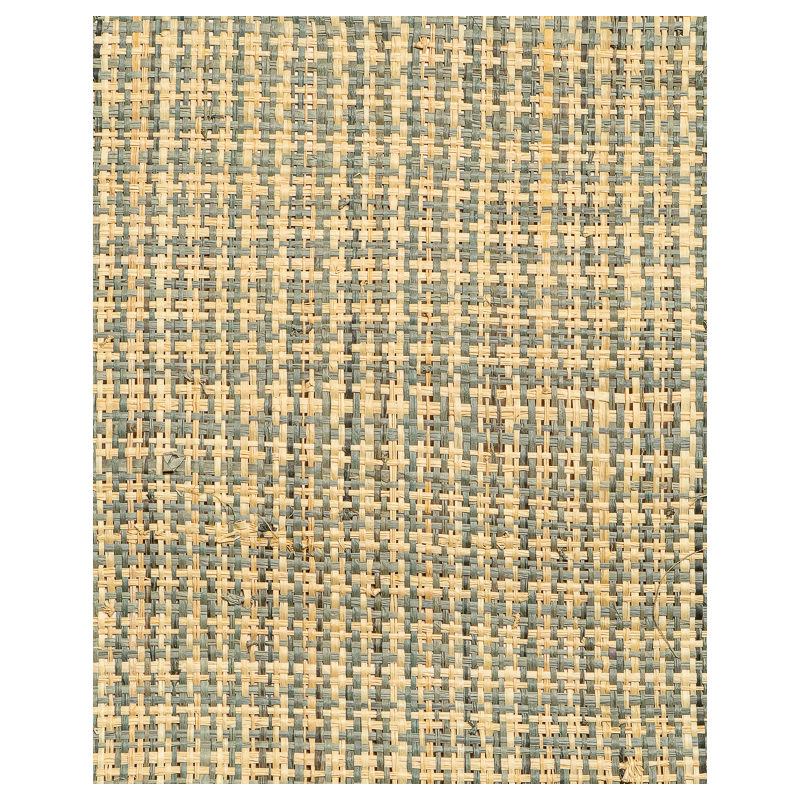 Houndstooth Raffia Weave Grey | Maison Douineau