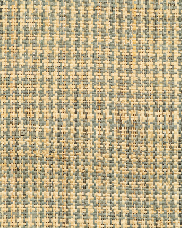 Houndstooth Raffia Weave Grey | Maison Douineau