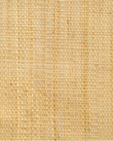 Tissage Raphia Maille Serrée Naturel | Maison Douineau