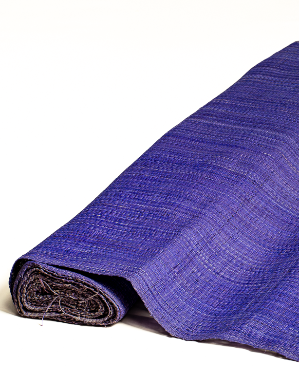 Tissage Raphia Maille Serrée Violet | Maison Douineau