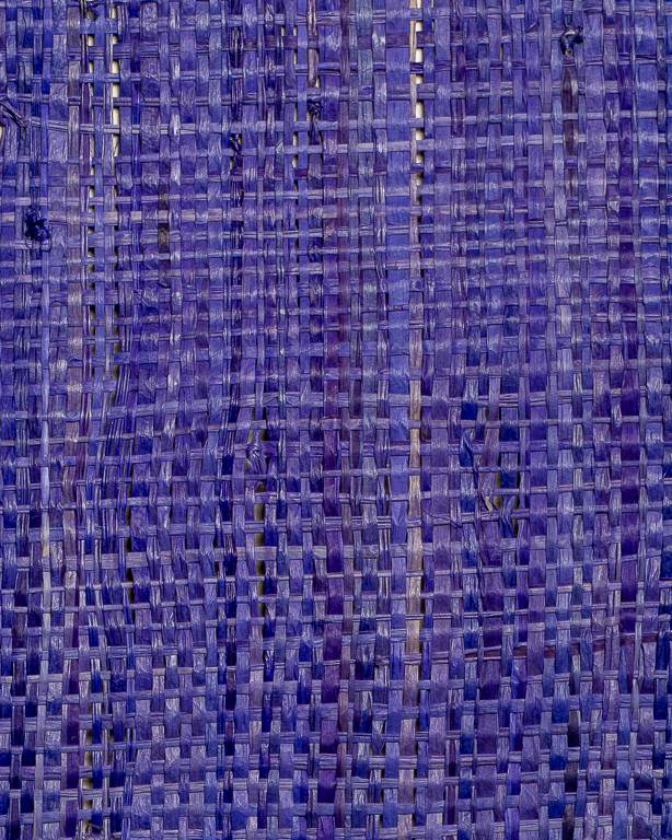 Tight-Mesh Raffia Weave Purple | Maison Douineau