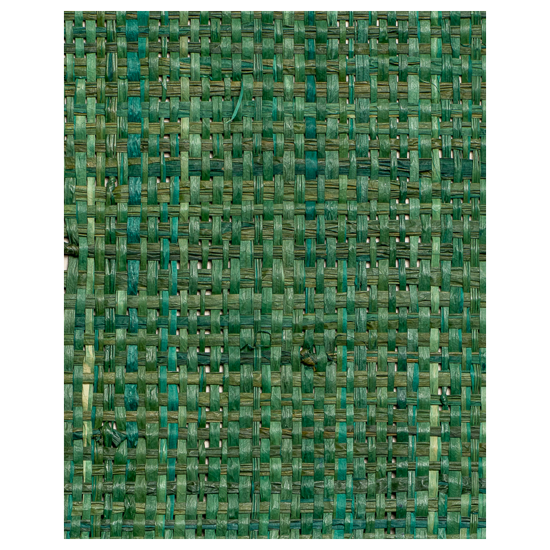 Tissage Raphia Maille Serrée Vert | Maison Douineau