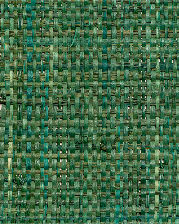 Tissage Raphia Maille Serrée Vert | Maison Douineau