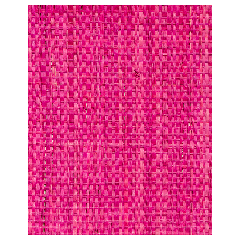Tissage Raphia Maille Serrée Fuchsia | Maison Douineau