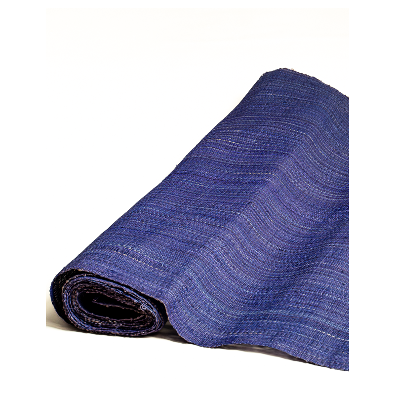 Tight-Mesh Raffia Weave Blue | Maison Douineau