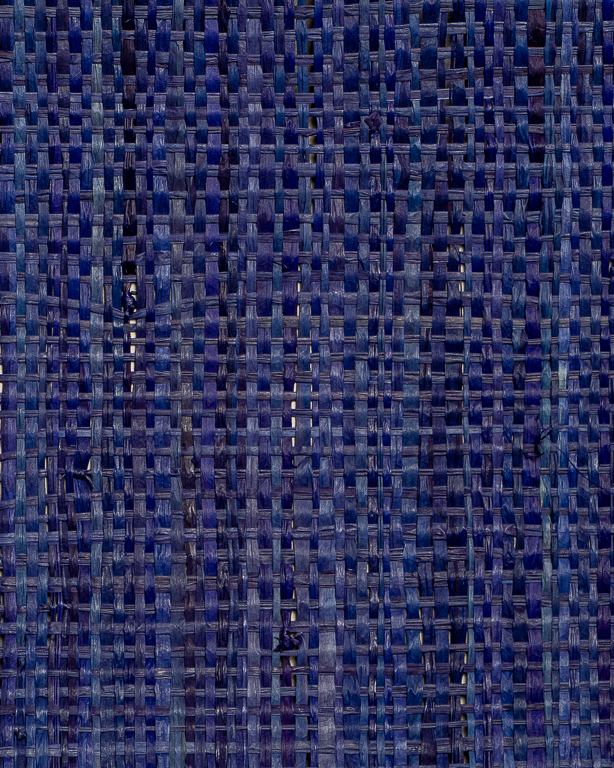 Tissage Raphia Maille Serrée Bleu | Maison Douineau