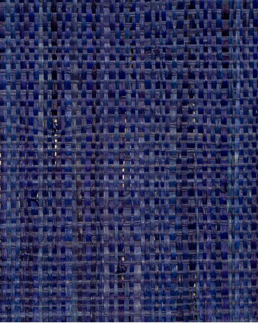 Tight-Mesh Raffia Weave Blue | Maison Douineau