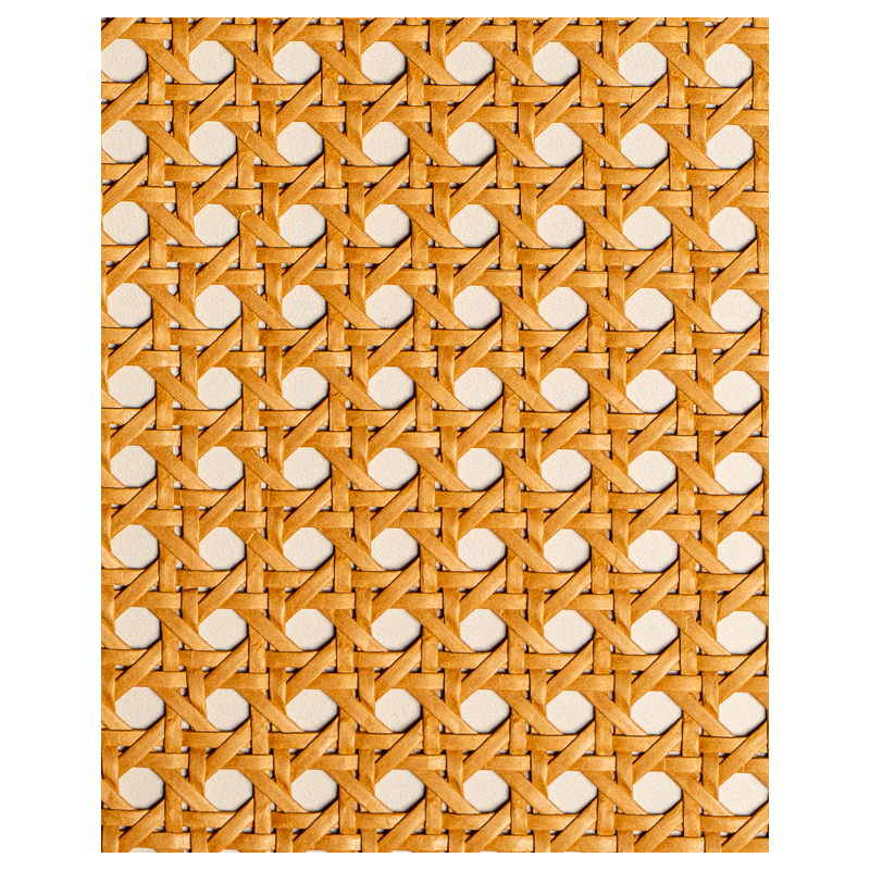 Cannage Français Papier 1/2 Maille Caramel | Maison Douineau