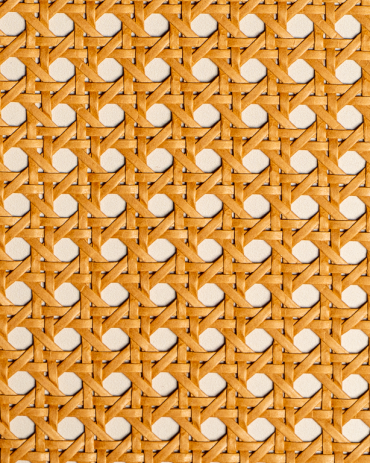 Cannage Français Papier 1/2 Maille Caramel | Maison Douineau