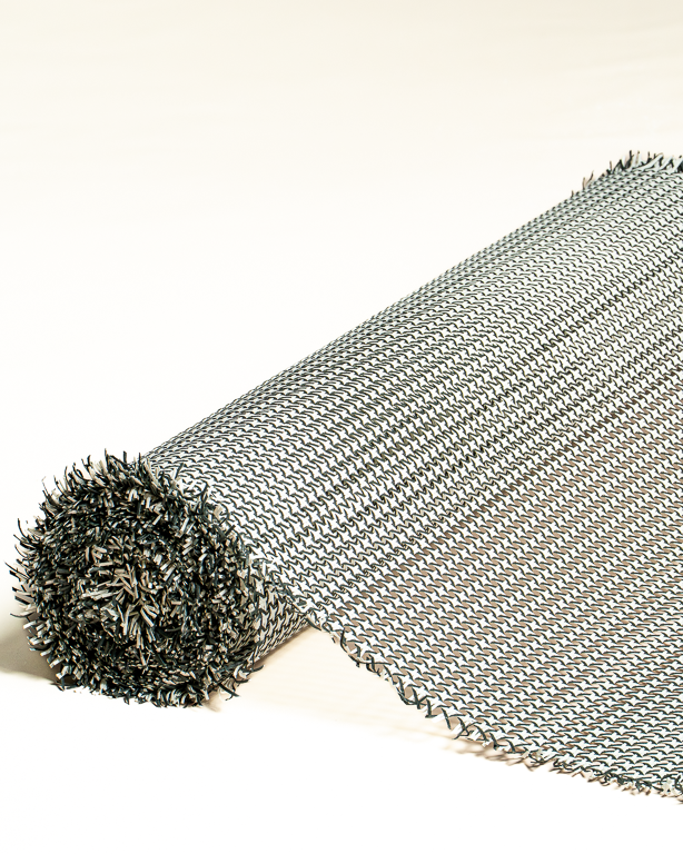 Paper Webbing 1/2 Mesh Black & White | Maison Douineau
