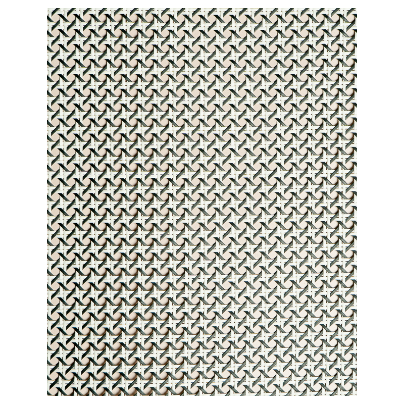 Cannage Papier 1/2 Maille Noir et Blanc | Maison Douineau