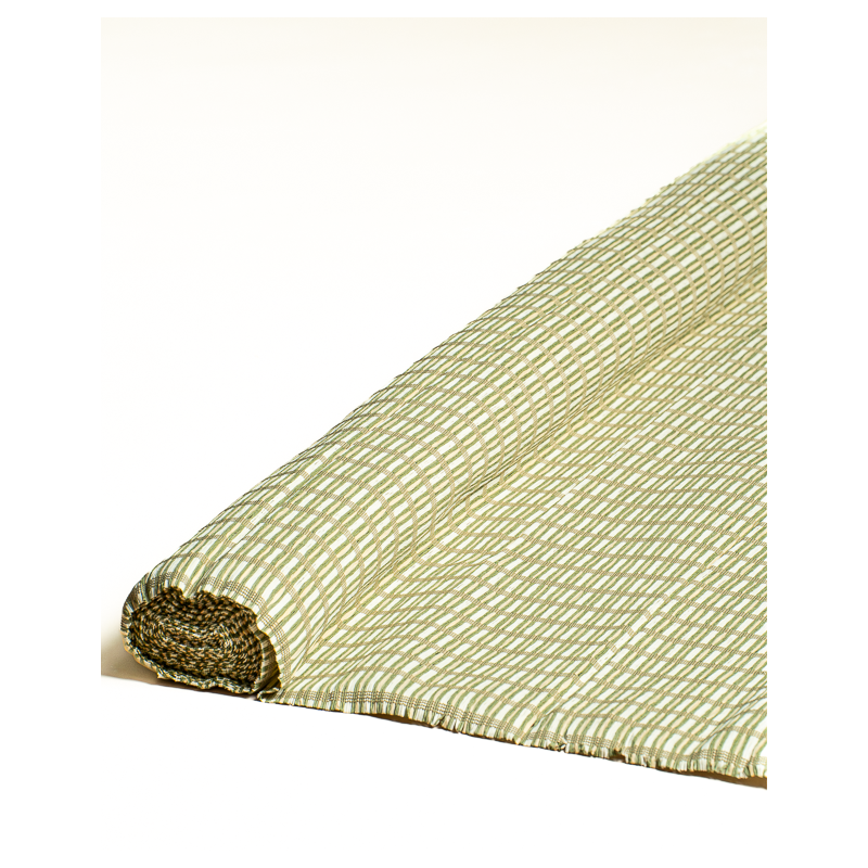 Tissage Paille de Cellulose Vert d’Eau | Maison Douineau