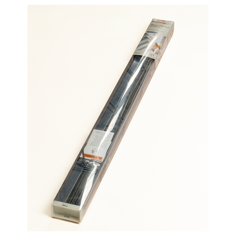 Aluminium Blind Charcoal 25 mm | Maison Douineau