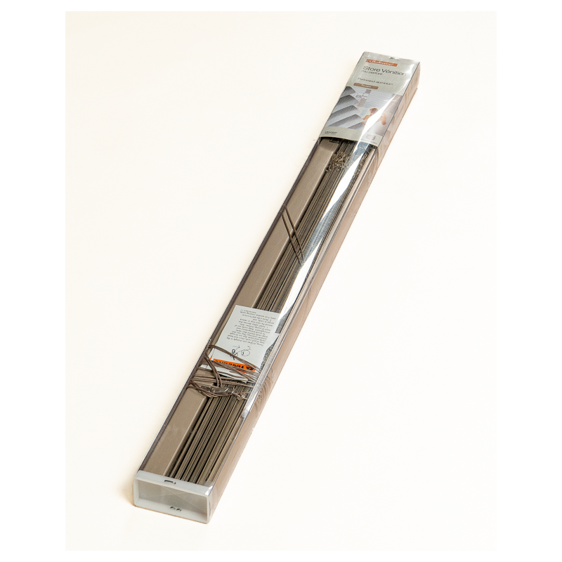 Store Alu Microperforé Taupe 25 mm | Maison Douineau