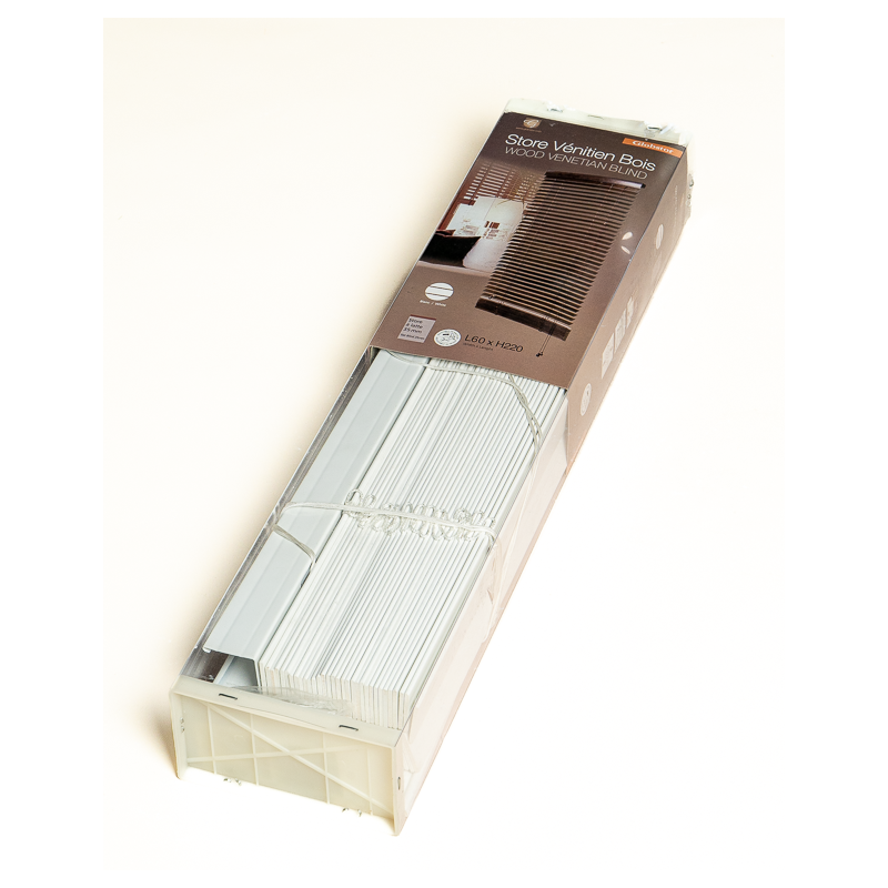 Wooden Blind White 35 mm | Maison Douineau