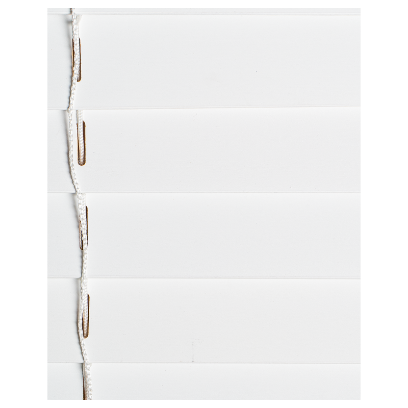 Wooden Blind White 35 mm | Maison Douineau