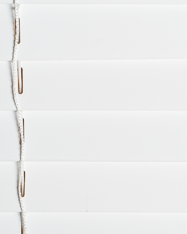 Wooden Blind White 35 mm | Maison Douineau