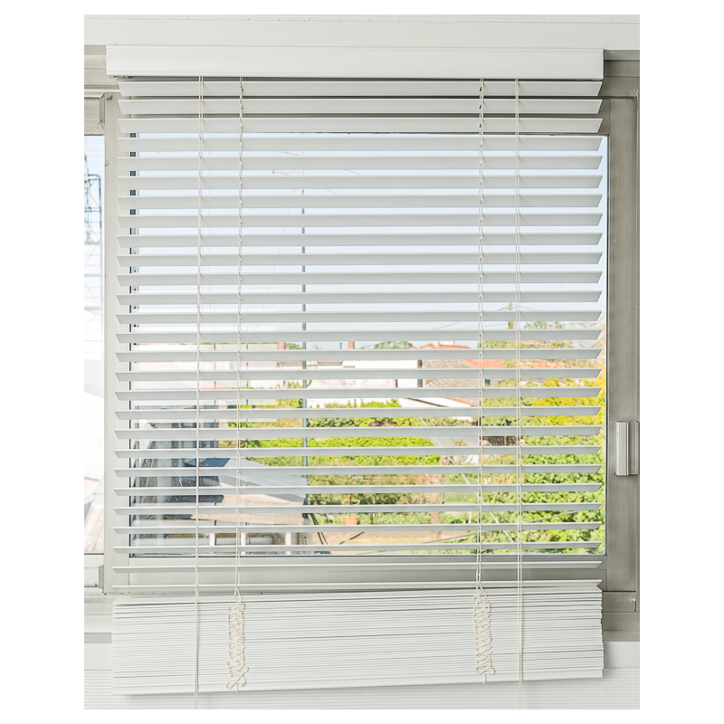 Wooden Blind White 35 mm | Maison Douineau