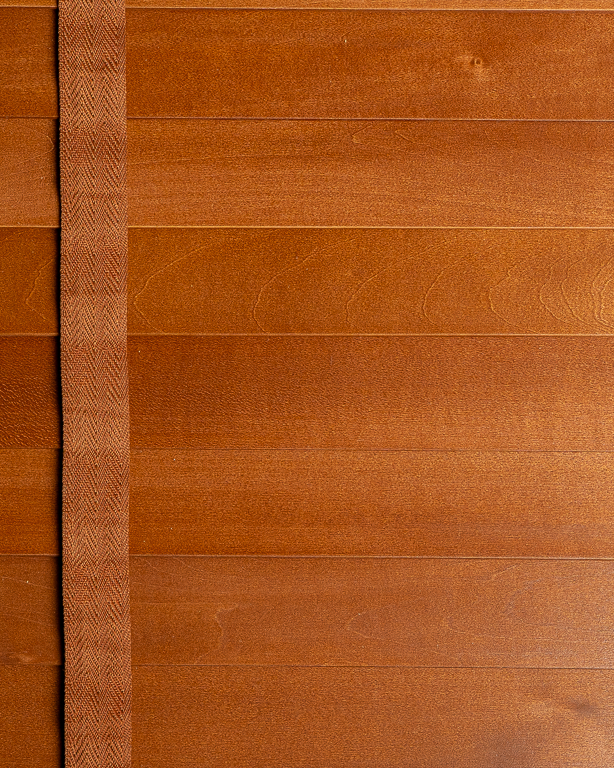 Wooden Blind Dark Cherry 50 mm | Maison Douineau