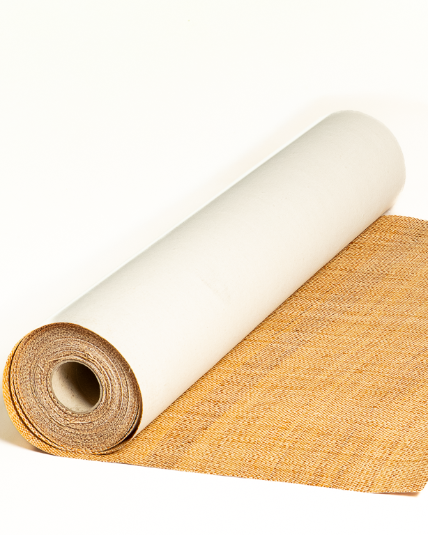 Raffia Wall Covering Natural & Amber | Maison Douineau