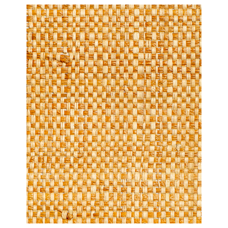 Raffia Wall Covering Natural & Amber | Maison Douineau