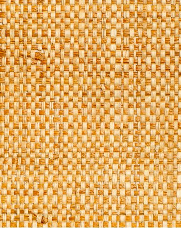Revêtement Raphia Bicolore Naturel & Ambre | Maison Douineau