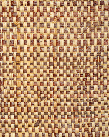Raffia Wall Covering Natural & Coconut | Maison Douineau