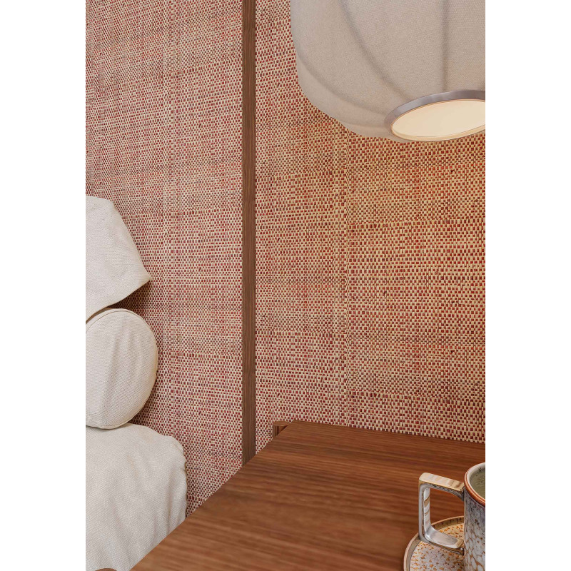 Raffia Wall Covering Natural & Sandal | Maison Douineau