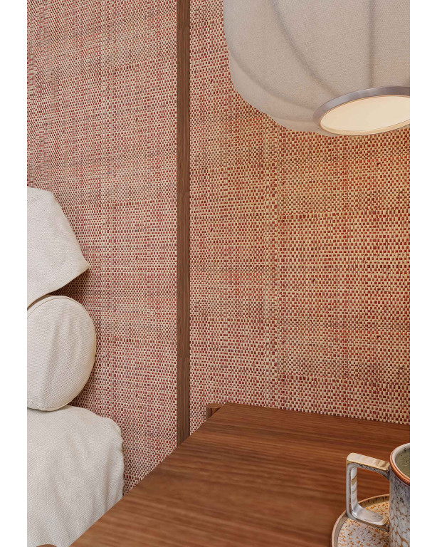 Raffia Wall Covering Natural & Sandal | Maison Douineau
