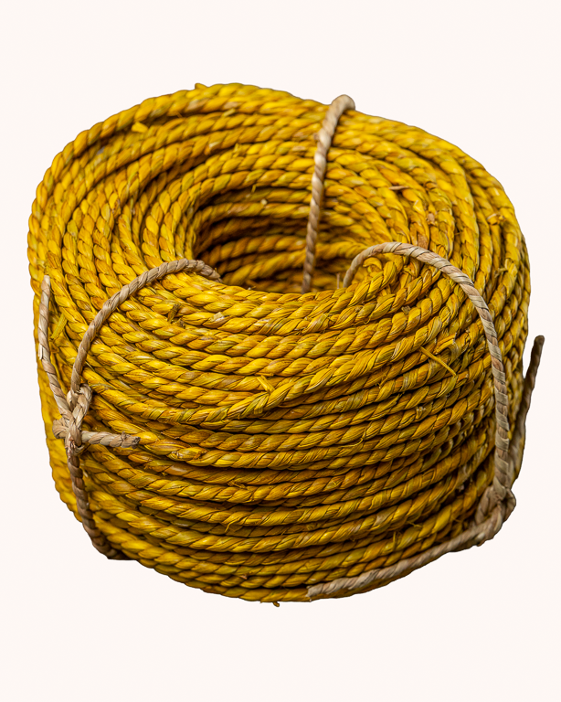 Cordon Végétal Torsadé Jaune 2,5/3 mm | Maison Douineau