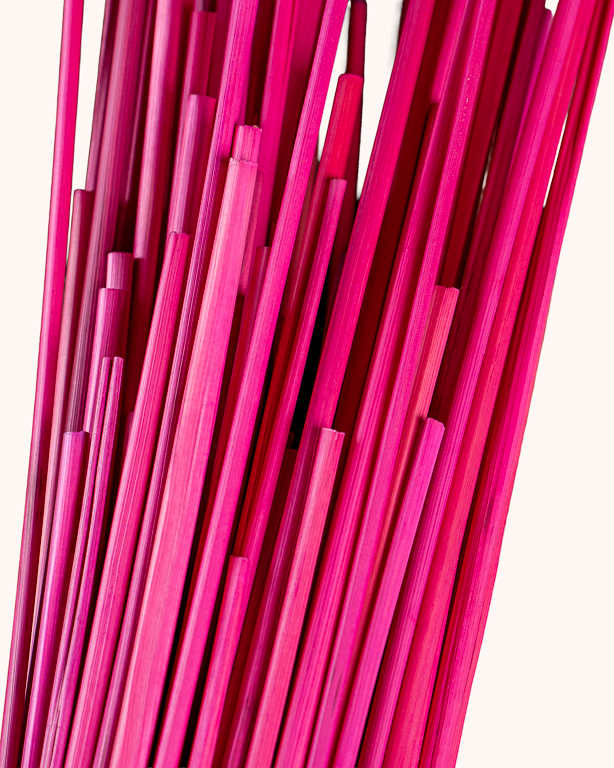 Fuchsia Rye Straw – Straw Marquetry | Maison Douineau