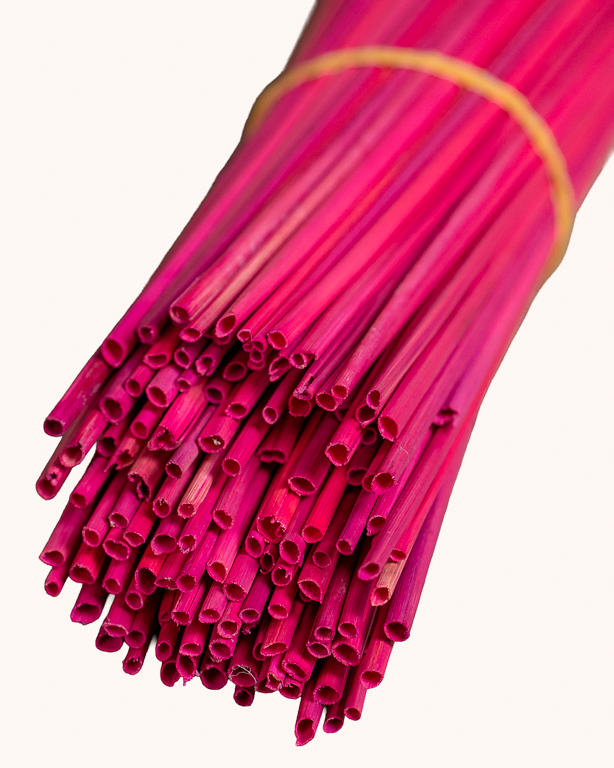 Fuchsia Rye Straw – Straw Marquetry | Maison Douineau