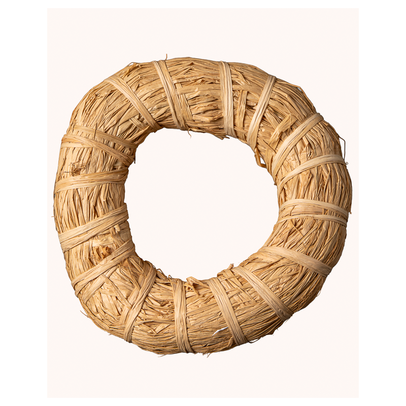 Raffia Wreath – Decoration | Maison Douineau