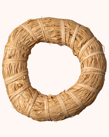 Raffia Wreath – Decoration | Maison Douineau