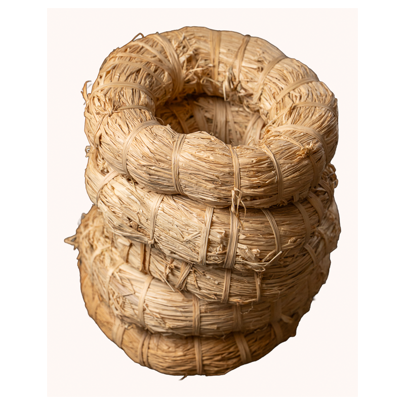 Couronne de Raphia – Décoration | Maison Douineau