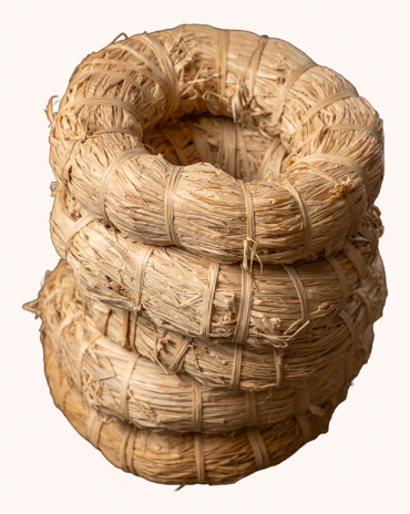 Couronne de Raphia – Décoration | Maison Douineau