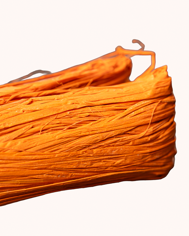 Raphia Orange – Crochet & DIY | Maison Douineau