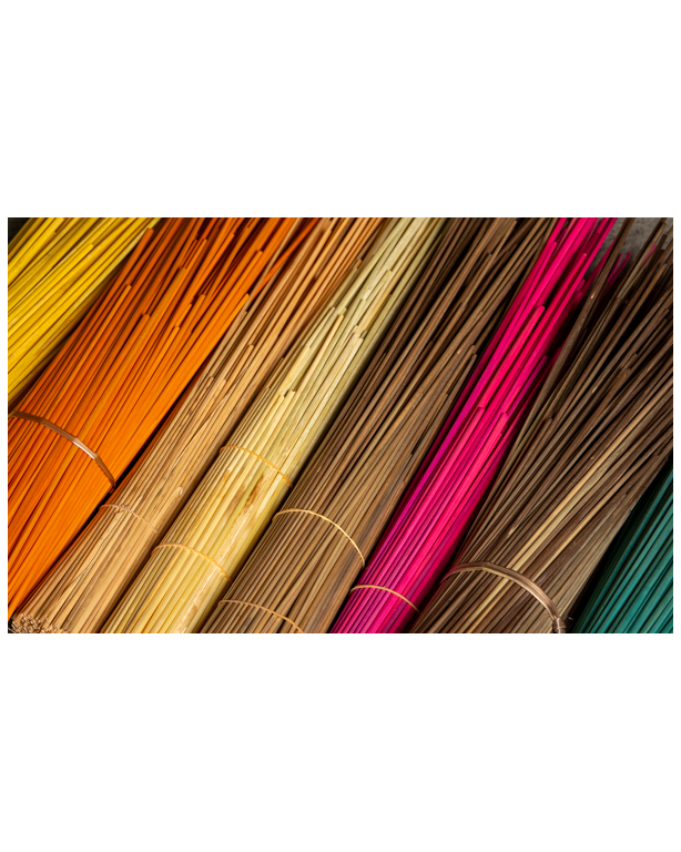 Fuschia Rye Straw 