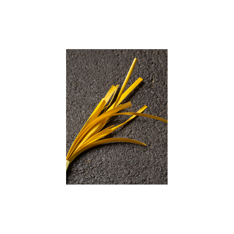 Yellow flaten Rye straw