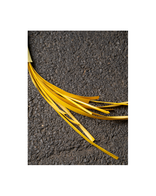 Yellow flaten Rye straw
