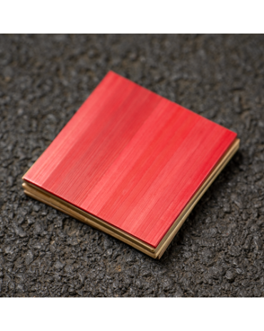 Paille de seigle rouge aplanie