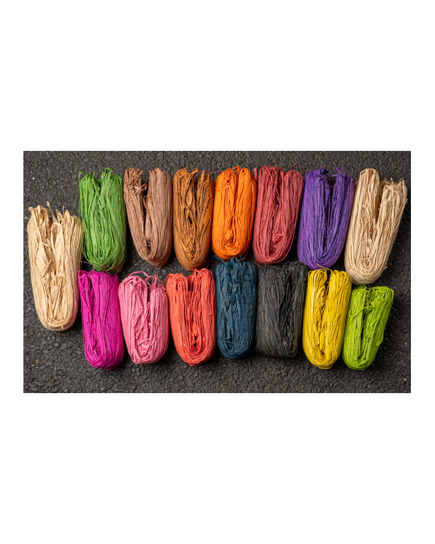 Kit 15 pelotes Raphia 50grs